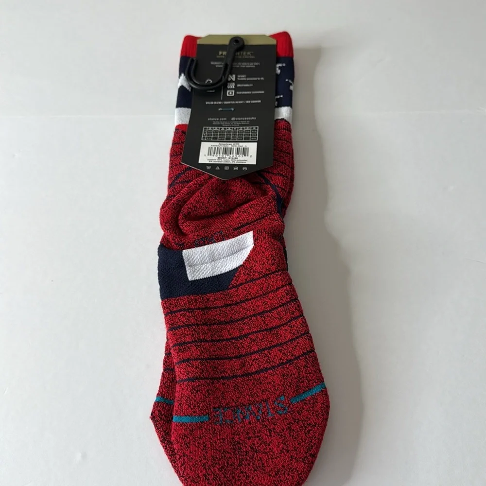 Stance Performance Socks. 2 Pairs. American / Patriotic. Size Large.